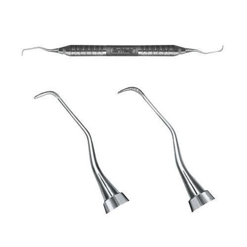 Hu-Friedy SG11/126 Double End #11/12 Dental Gracey Curette #6 Satin Steel Handle Hu-Friedy SG11/126 Double End #11/12 Dental Gracey Curette #6 Satin Steel Handle